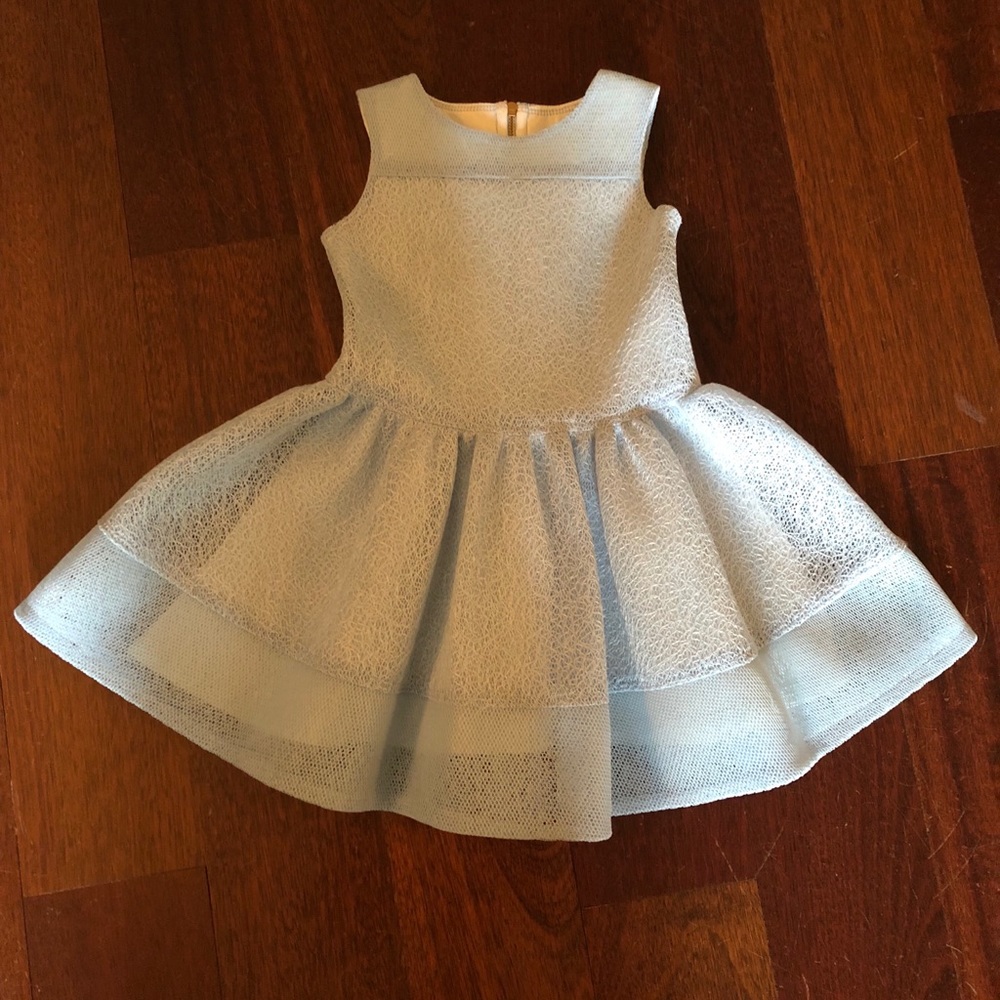David Charles size for blue dress for girls.